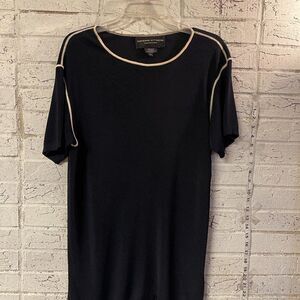 Adrienne Vittadini Rayon Stretchy Medium Tunic Shirt